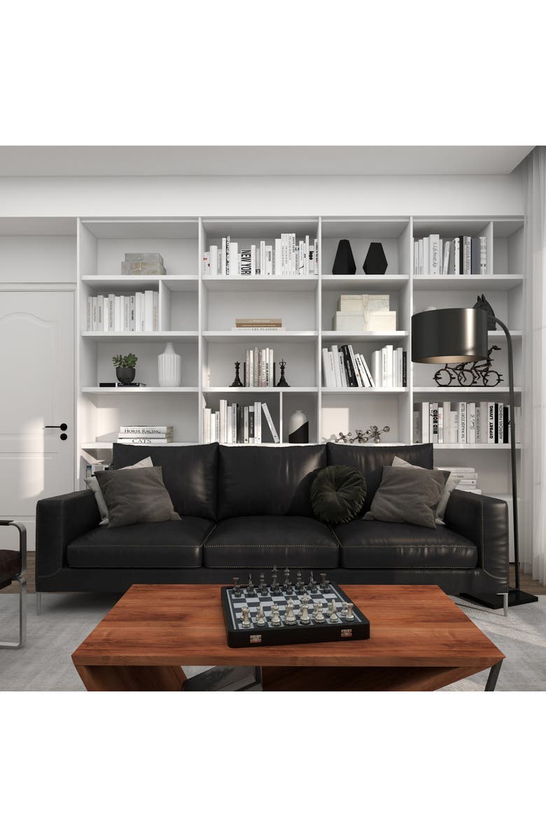 SONOMA SAGE HOME Chess Bookends, Alternate, color, Black