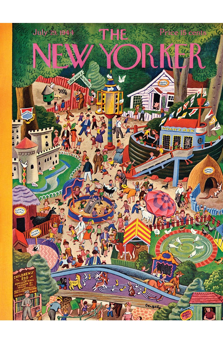 NEW YORK PUZZLE COMPANY Day at the Zoo 1000 Piece Puzzle, Alternate, color, NO COLOR