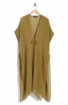 BCBGeneration Pinstripe Woven Duster
