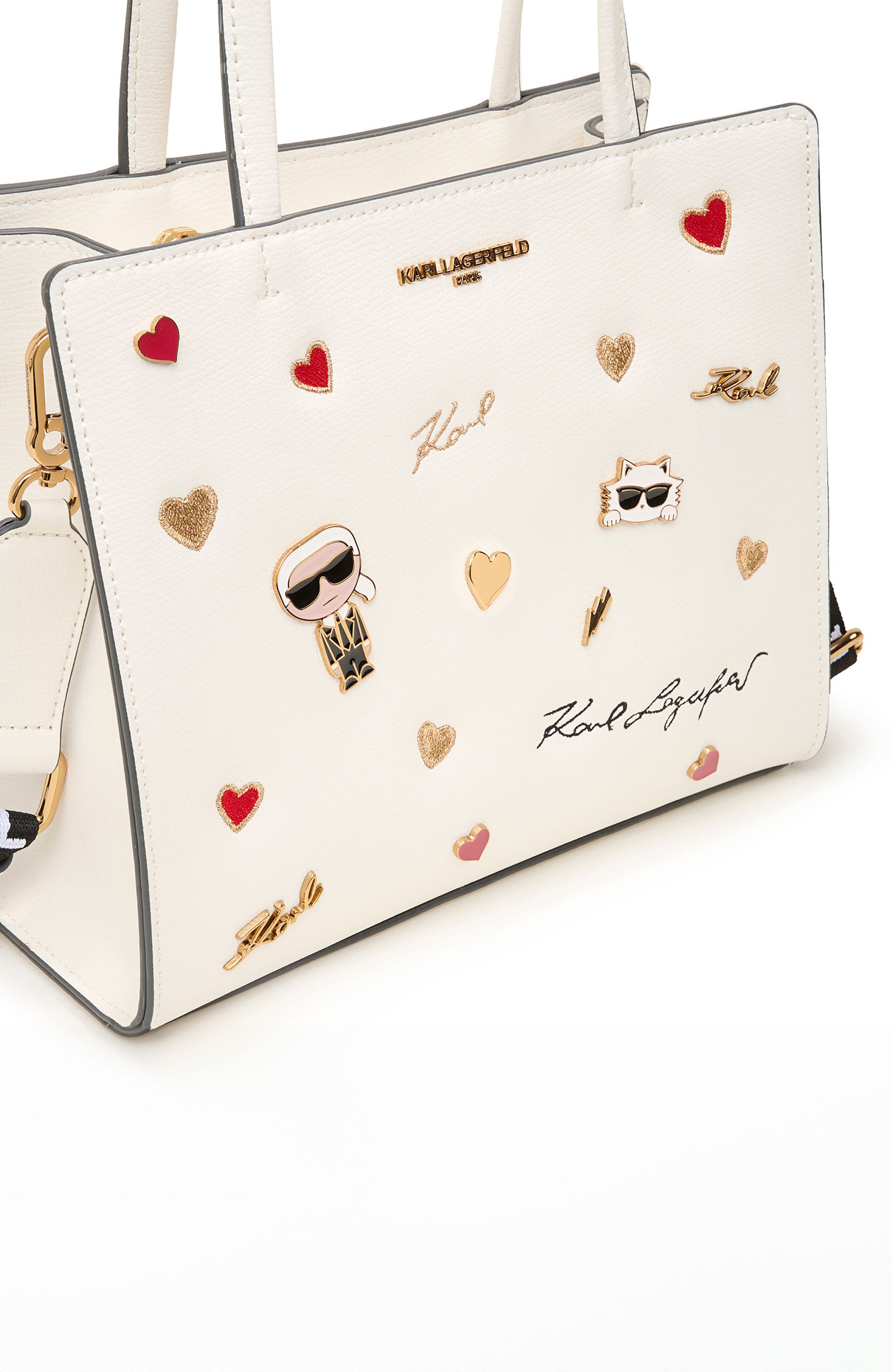 Maybelle Satchel, Alternate, color, Multi/White