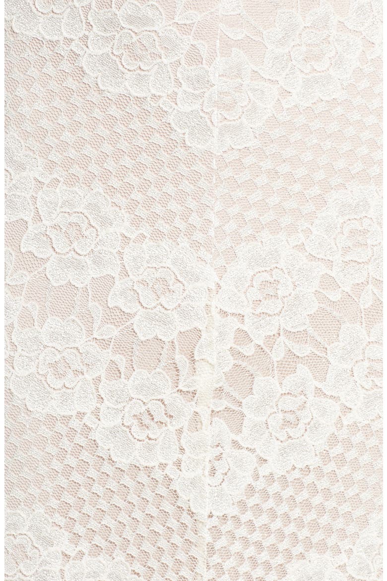 Crisscross Lace Gown, Alternate, color, IVORY/ NUDE