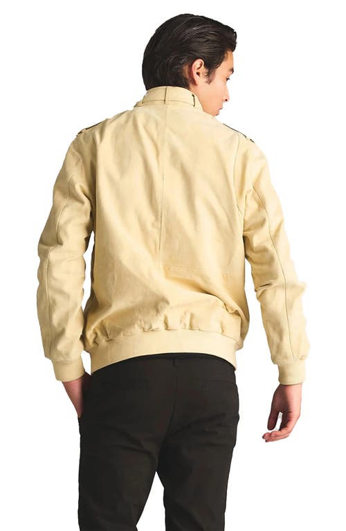 Members Only Soft Suede Iconic Jacket In Chamois
