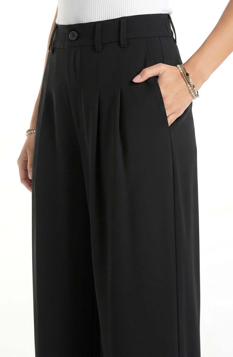 Liverpool Los Angeles Pleated Wide Leg Ankle Pants, Alternate, color, 