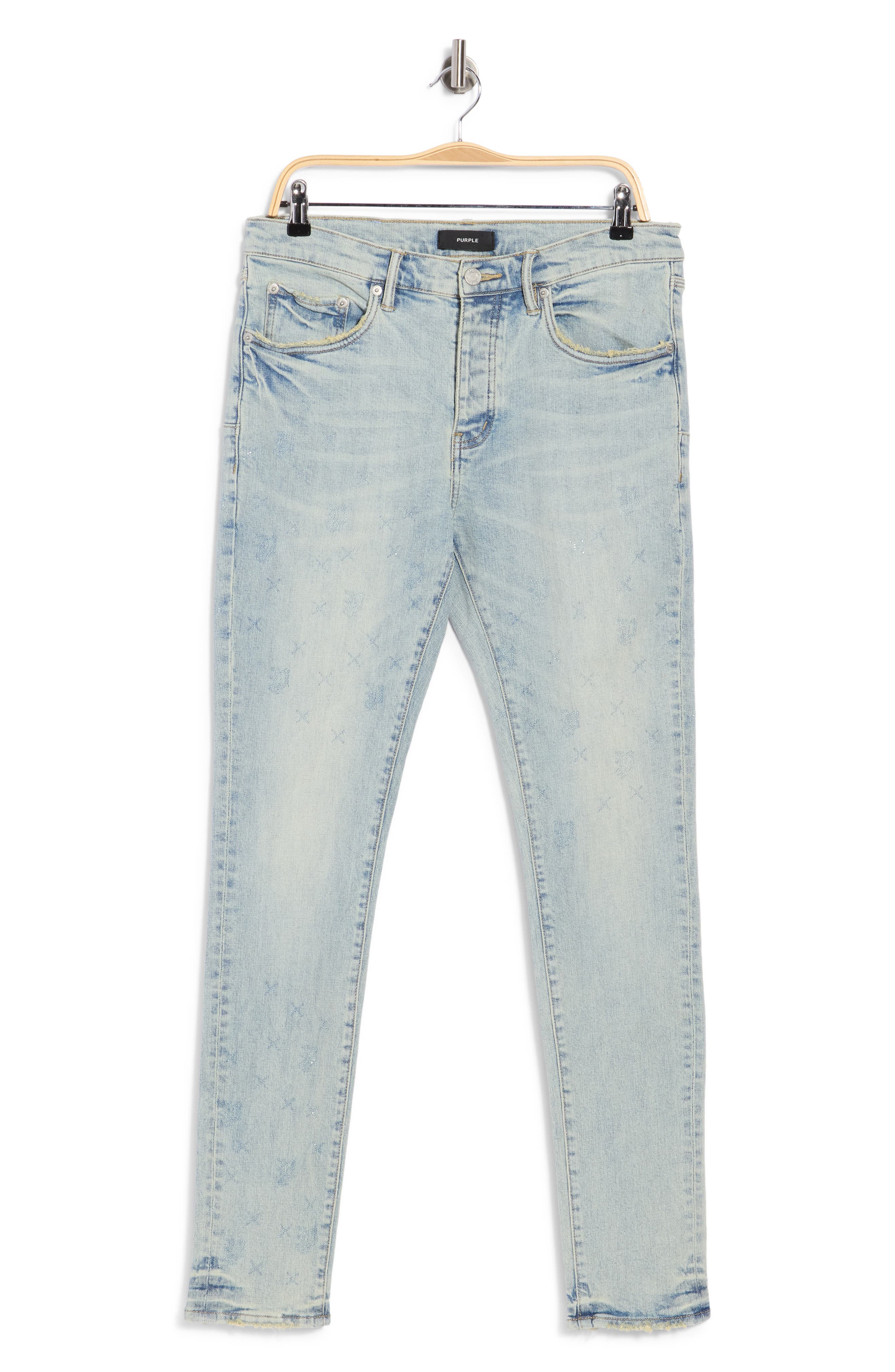 Albus Crystal Monogram Jeans