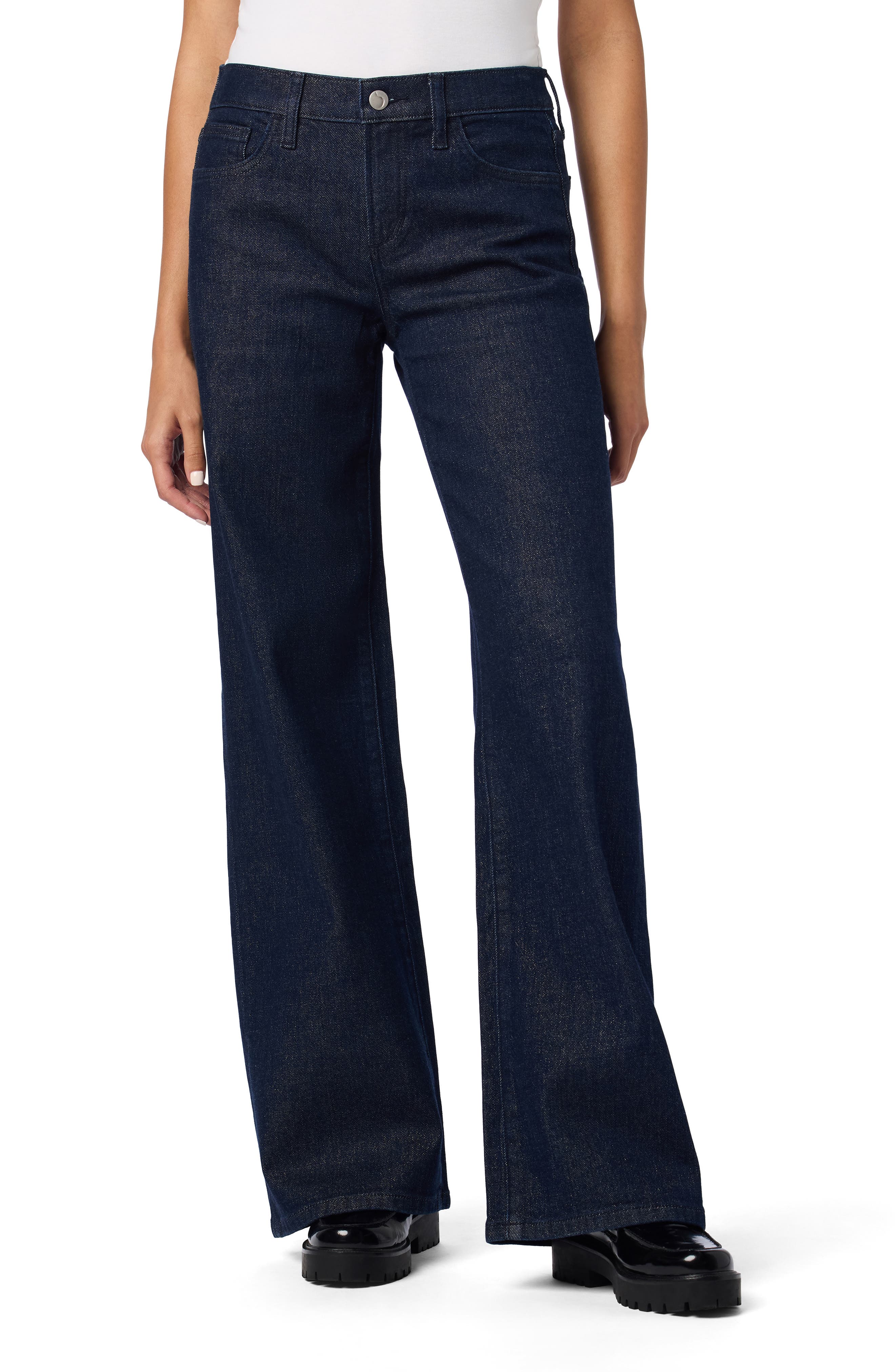 Low Rise Wide Leg Jeans