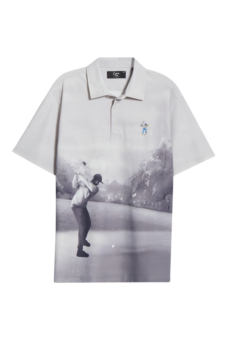 Snap Placket Performance Golf Polo, Alternate, color, COOL GREY
