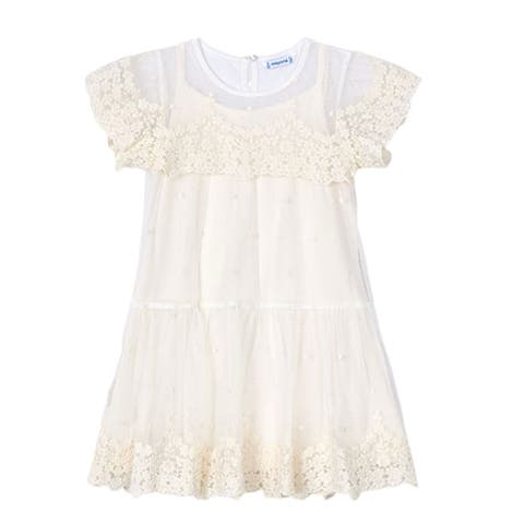 Embroidery Dress (Toddler, Little Kid & Big Kid)
