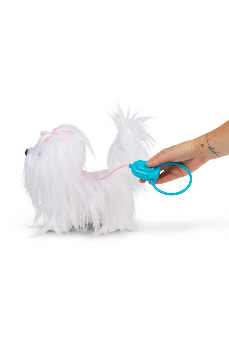 Animigos Magnificent Maltese Dog Interactive Toy, Alternate, color, Multicolored