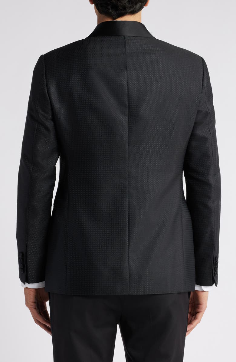 Emporio Armani G-Line Shawl Collar Wool Blend Tuxedo Jacket, Alternate, color,