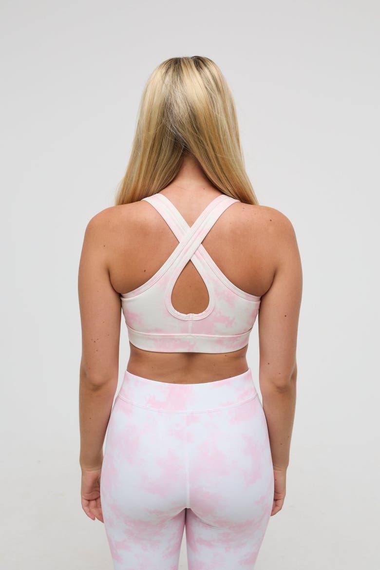 Sports Bra Katie Ormerod Medium Support Crossback, Alternate, color, Purple