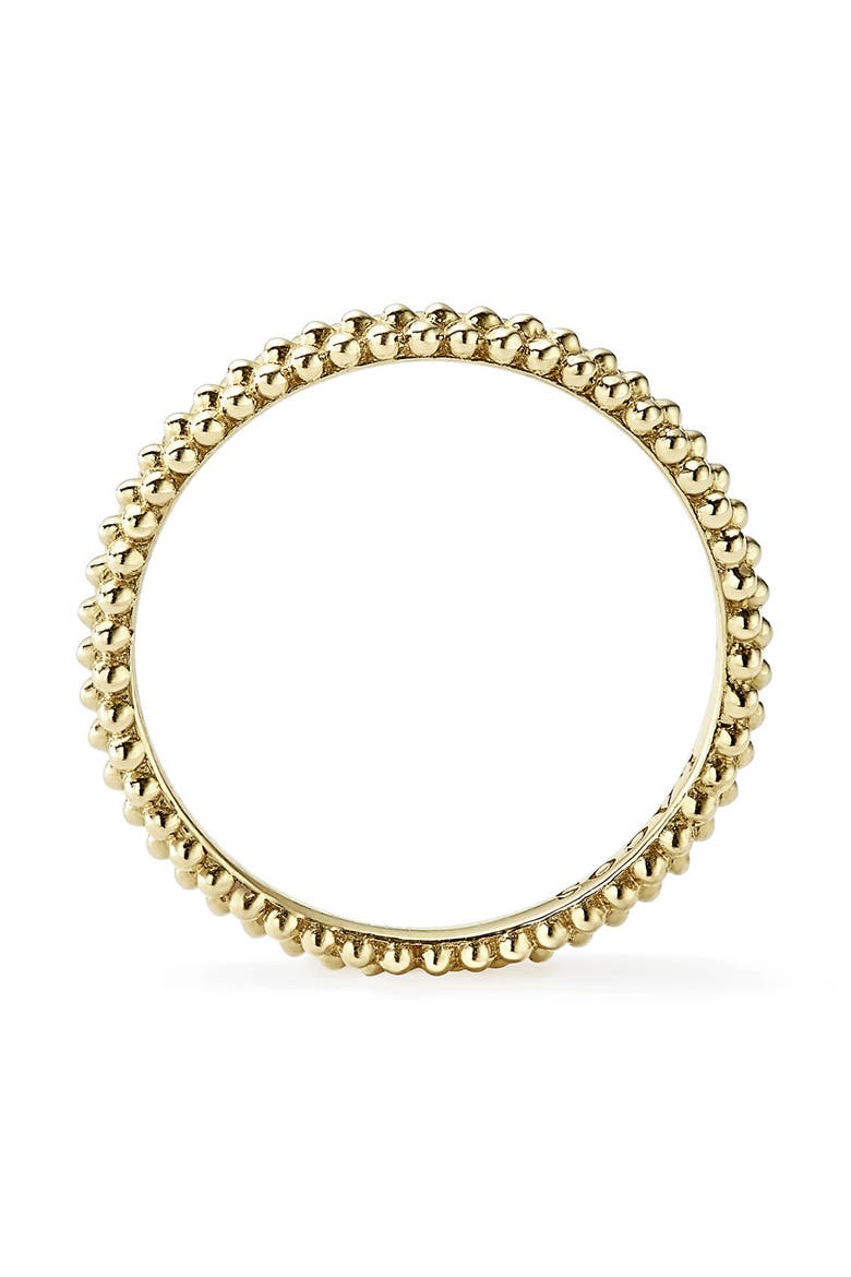 Caviar Beaded Stacking Ring, Alternate, color, YELLOW GOLD
