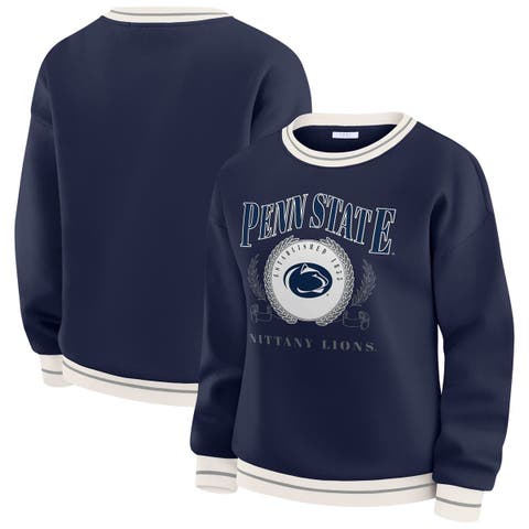 Women's WEAR by Erin Andrews Navy Penn State Nittany Lions Seal Sweatshirt