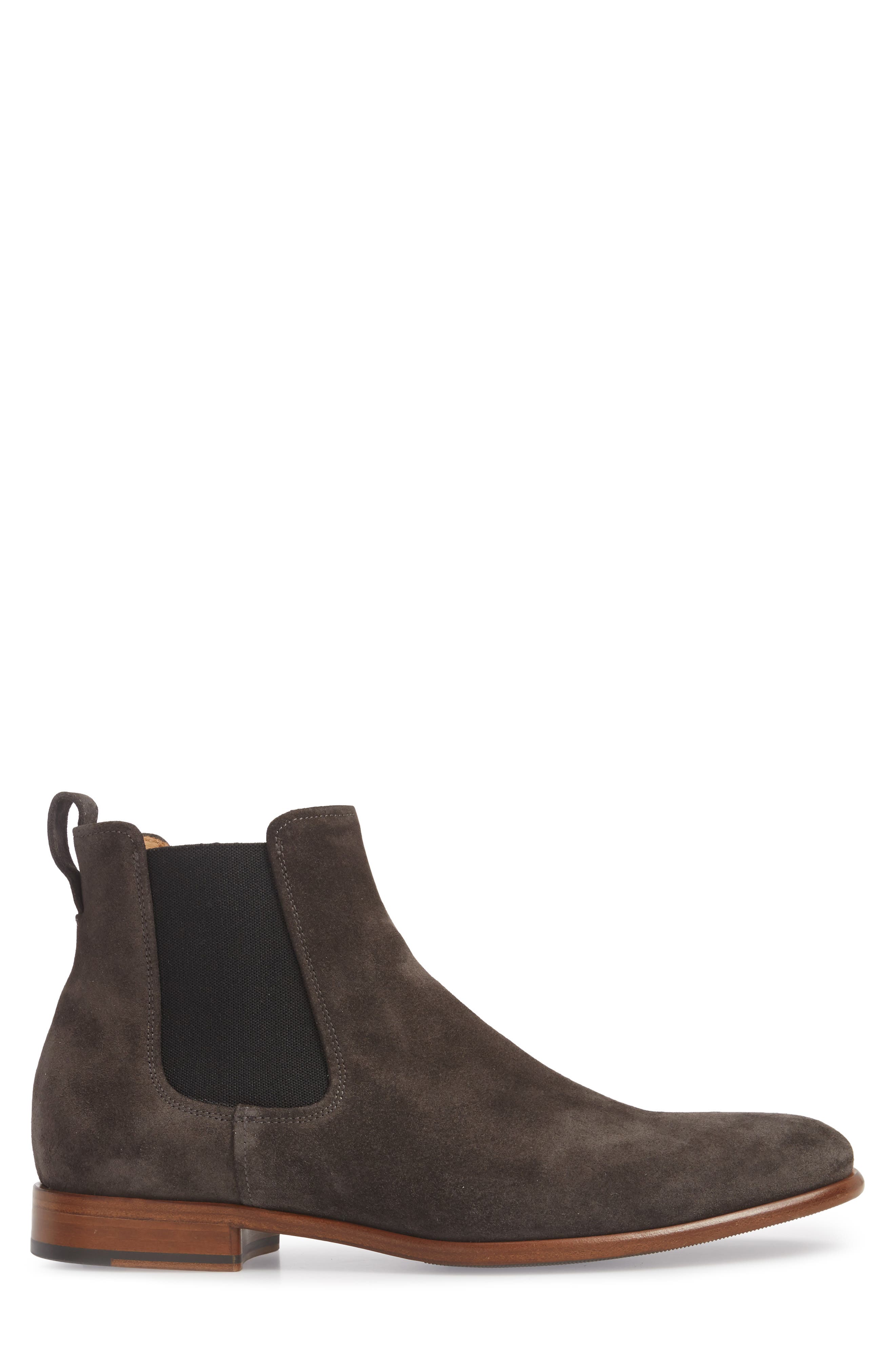 Aldous Chelsea Boot, Alternate, color, GRAPHITE SUEDE