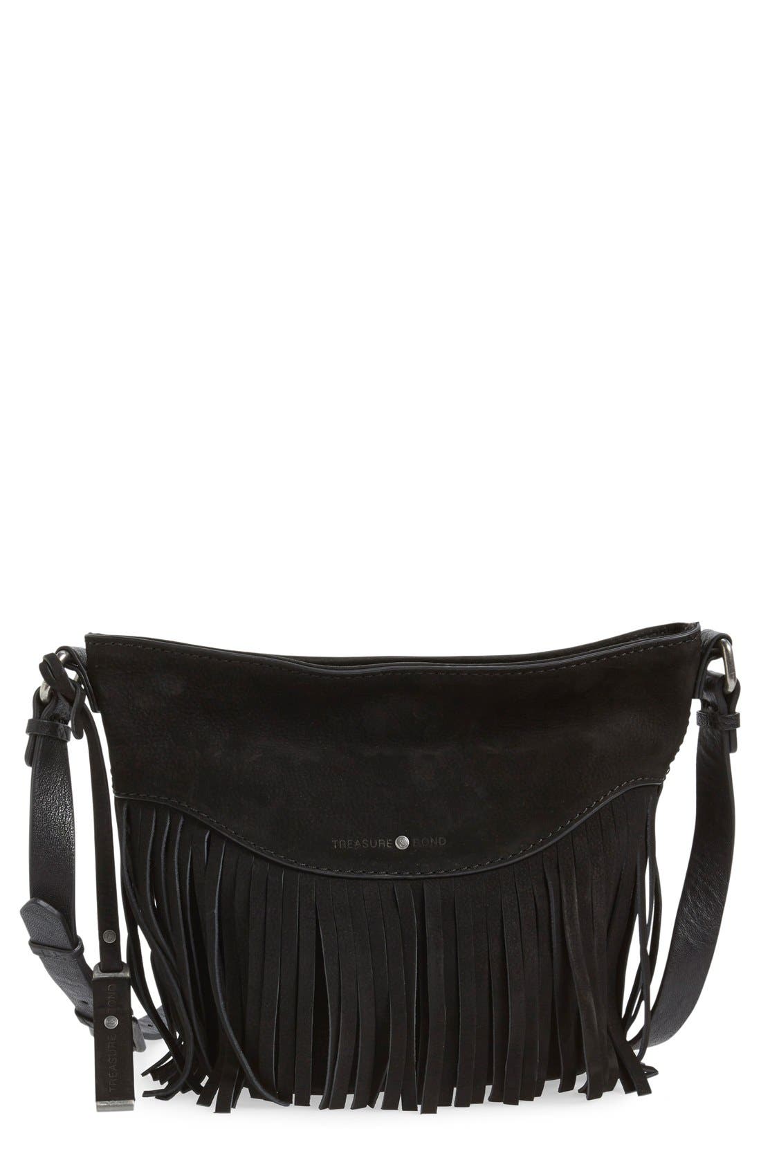 Treasure & Bond Treasure&Bond Leather Crossbody, Main, color, 