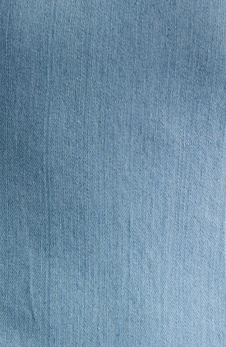 MOON RIVER Eyelet Detail Sleeveless Midi Dress, Alternate, color, Light Blue