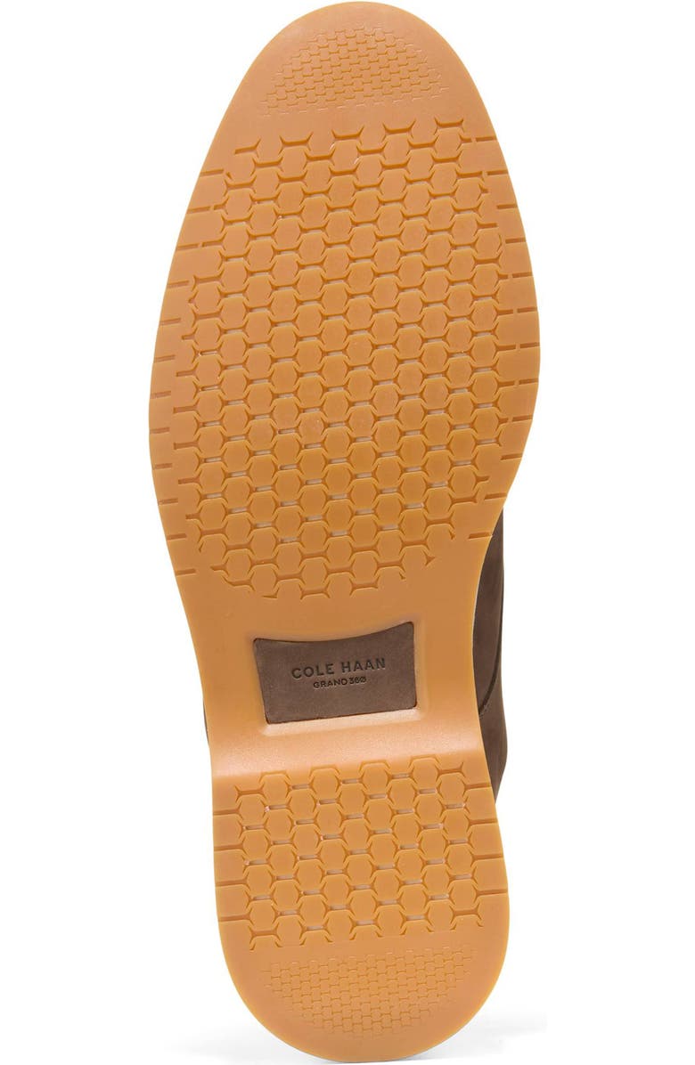 Cole Haan Mansfield Grand Plain Toe Quick-On Oxford, Alternate, color, Truffle Nubuck / Chocolate