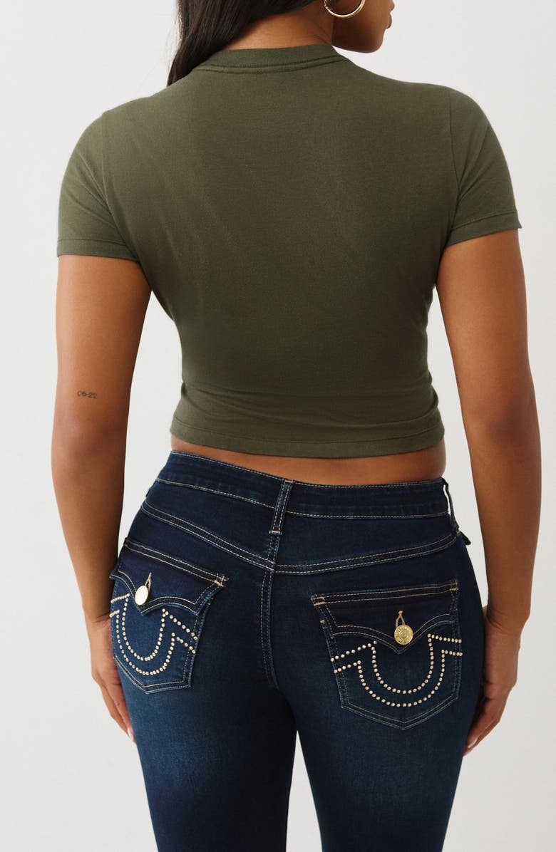 True Religion Tiger Graphic Baby T-Shirt, Alternate, color, Kalamata