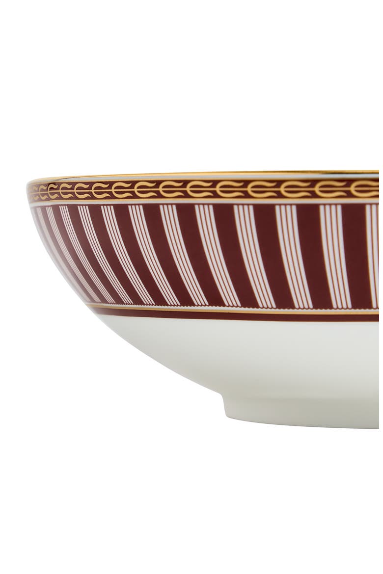 Red Splendor 22K Gold Accent Bone China Cereal Bowl, Alternate, color, MULTI