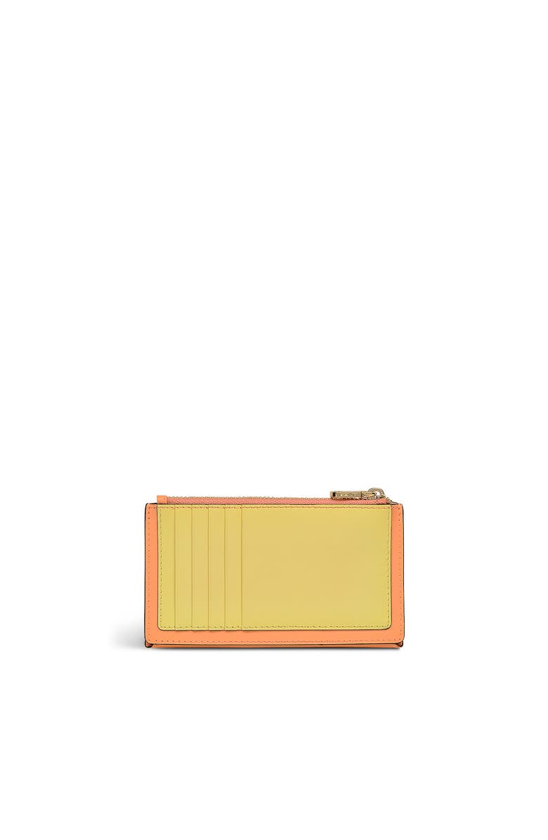Radley Coin Street - Paradise Palms Medium Ziptop Wallet, Alternate, color, Peach Cobbler