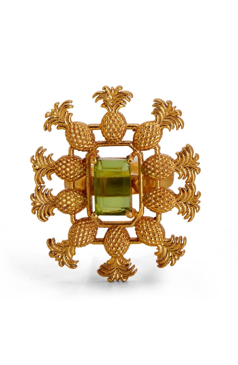 Dhwani Bhansal PÏNA RING, Alternate, color, Gold Plated