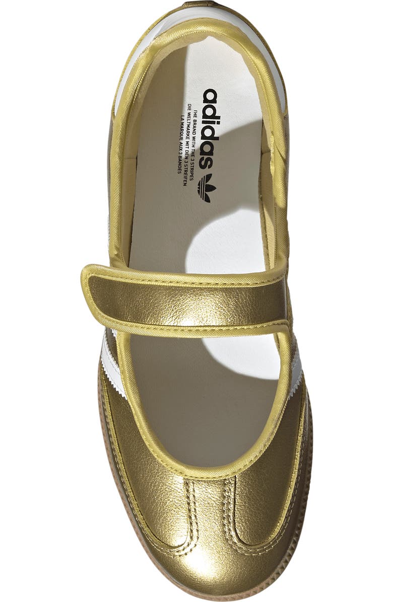 adidas Samba Jane Sneaker, Alternate, color, Gold Met./ Ftwr White/ Gum4