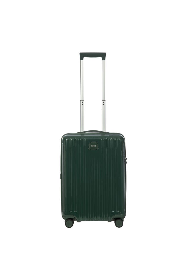 Positano Hardside Expandable 21" Carry On Spinner Luggage, Main, color, Emerald