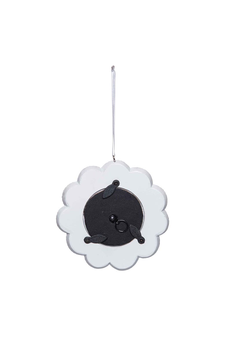 Shell Frame Tree Ornament, Alternate, color, White