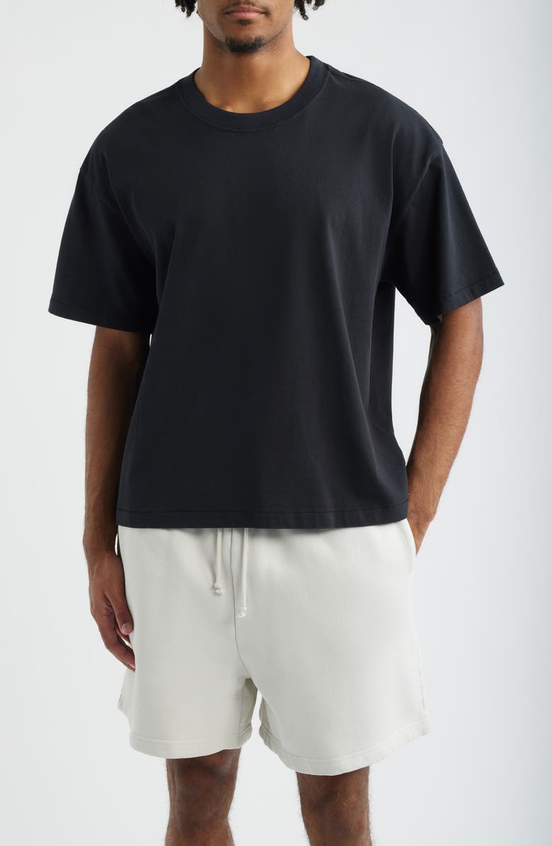 Elwood Crop Hill Tee, Main, color, Vintage Black