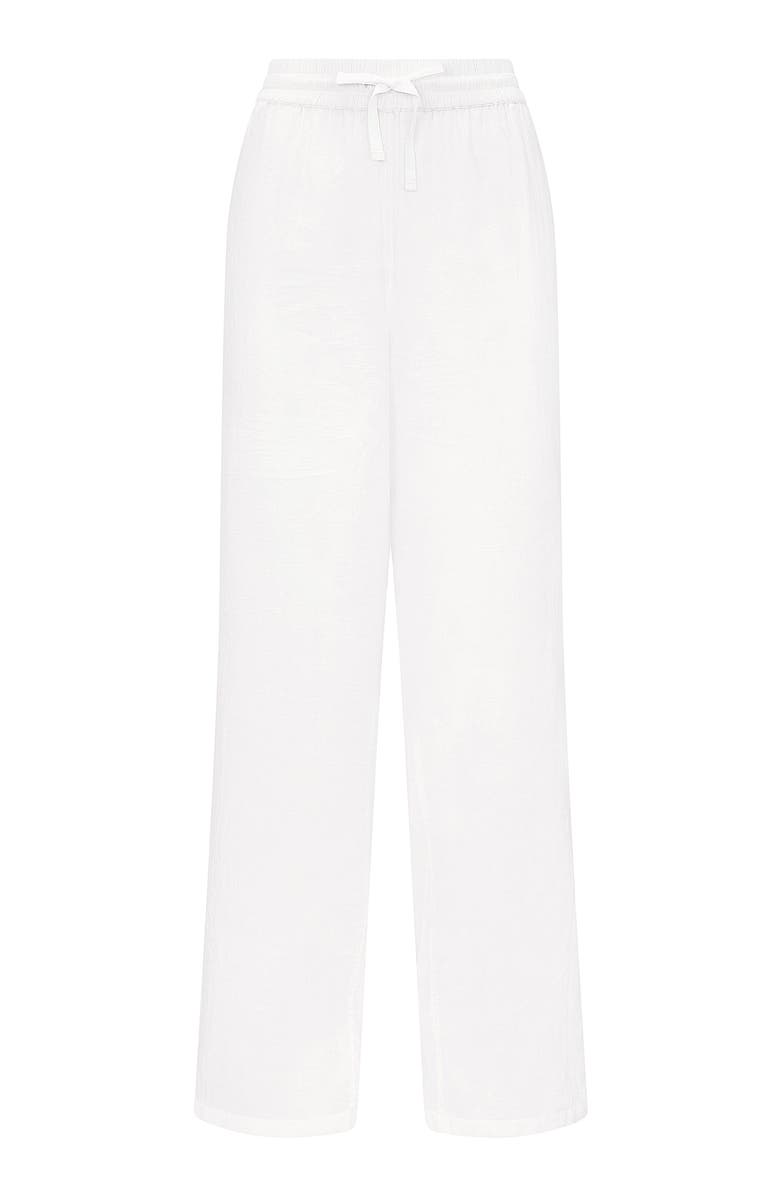 Nudea The Classic Trouser, Alternate, color, Cotton White