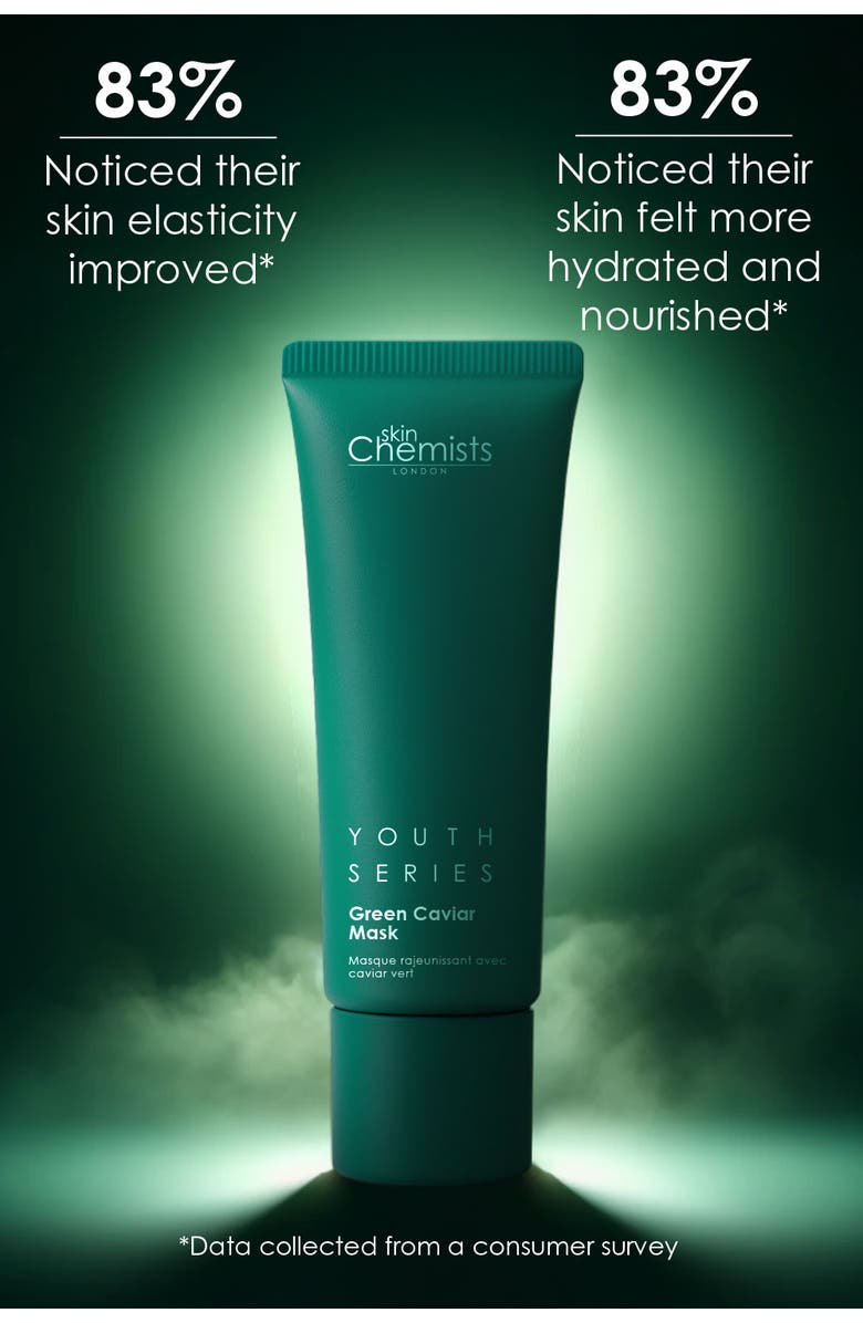 SKINCHEMISTS Green Caviar Mask 50ml, Alternate, color, White