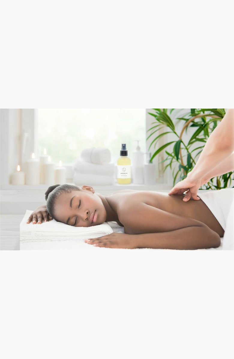 Lizush Aromatherapy Eucalyptus CBD Massage Oil, Alternate, color, NO COLOR