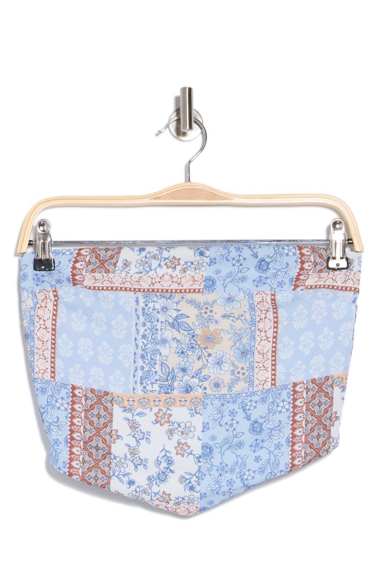 Madden Girl Strapless Scarf Top, Alternate, color,