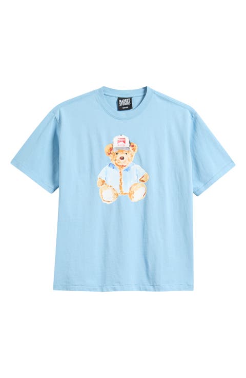 Watercolor Teddy Bear Graphic T-Shirt