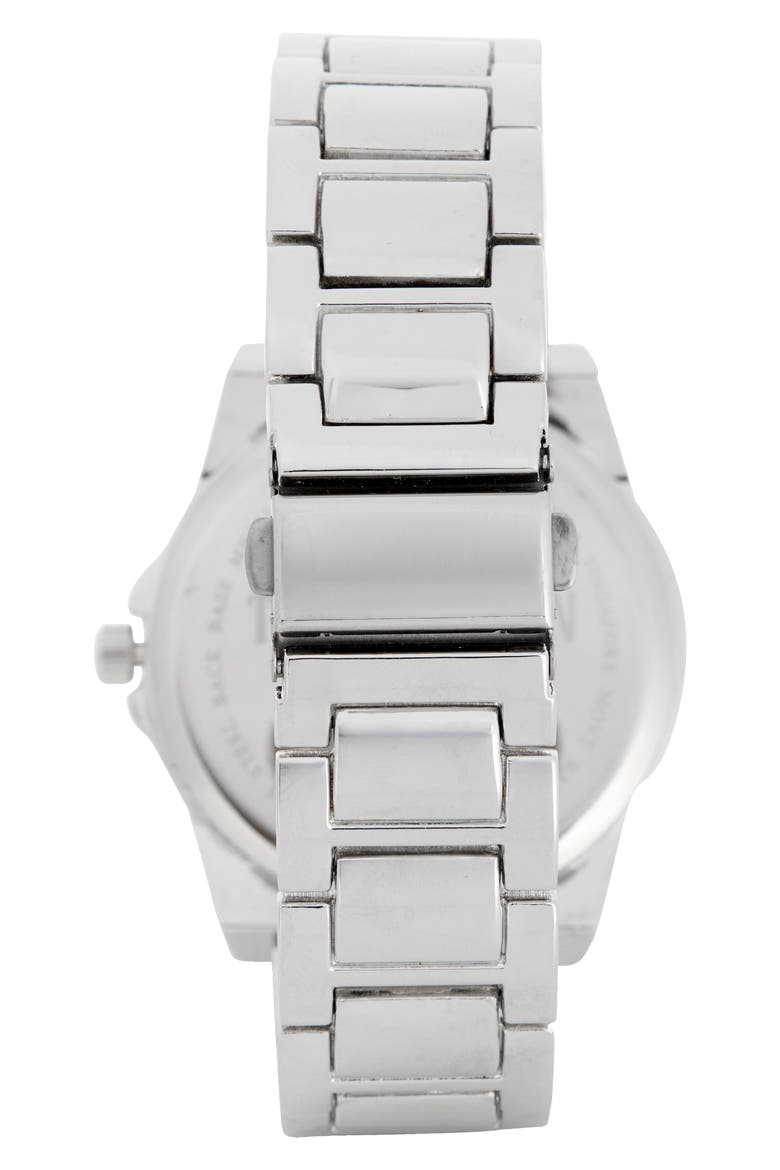 Buddha Guitar Bracelet Watch, 42.8mm, Alternate, color, SILVER