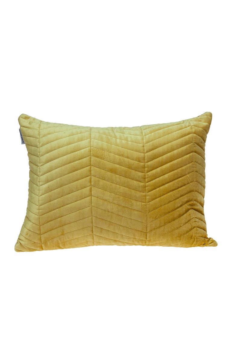 PARKLAND COLLECTION Somin Throw Pillow, Main, color, Yellow