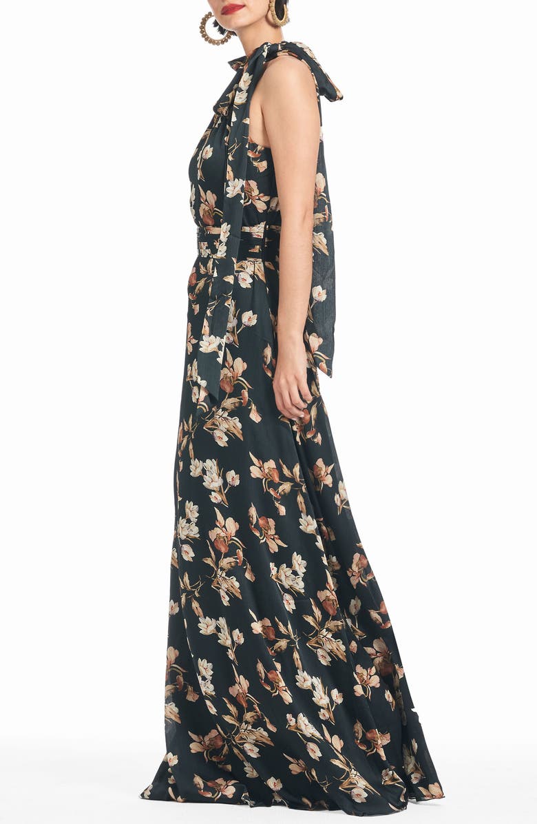 Sachin & Babi Kayla Floral Print Sleeveless Gown, Alternate, color, 
