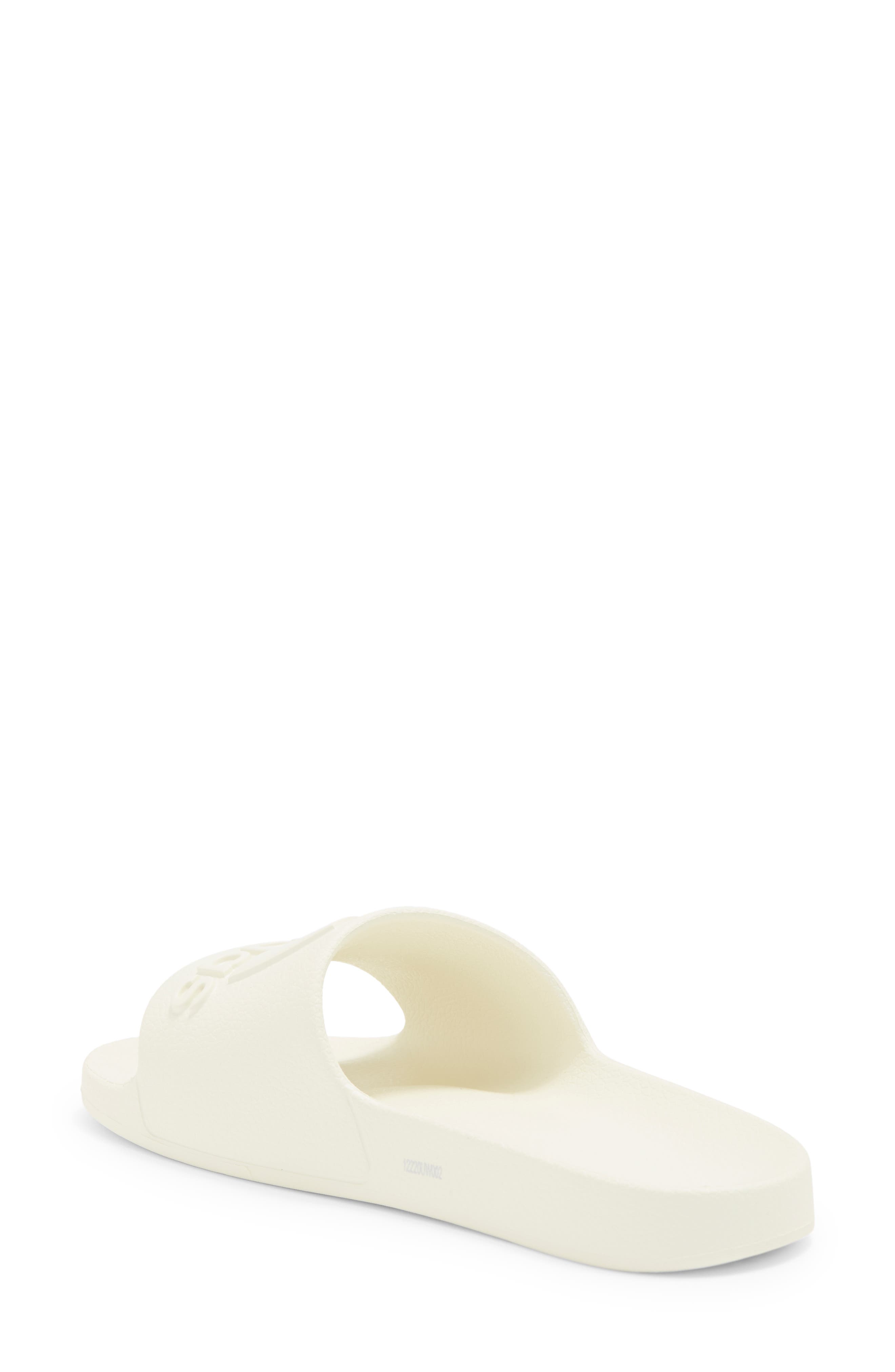 adidas Adilette Aqua Slide Sandal, Alternate, color, Off White/Off White/Off White