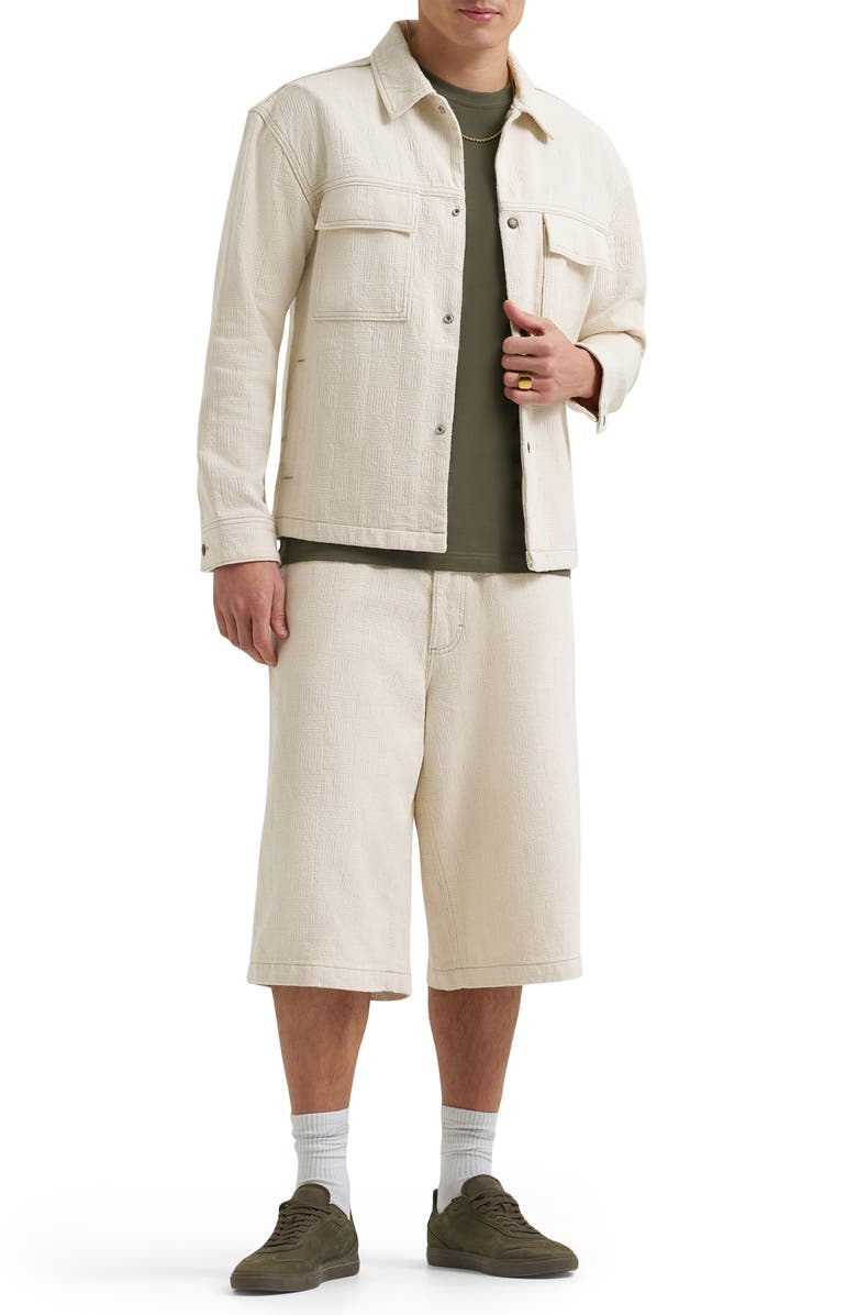 Lee Jacquard Cotton Snap Overshirt, Alternate, color, 