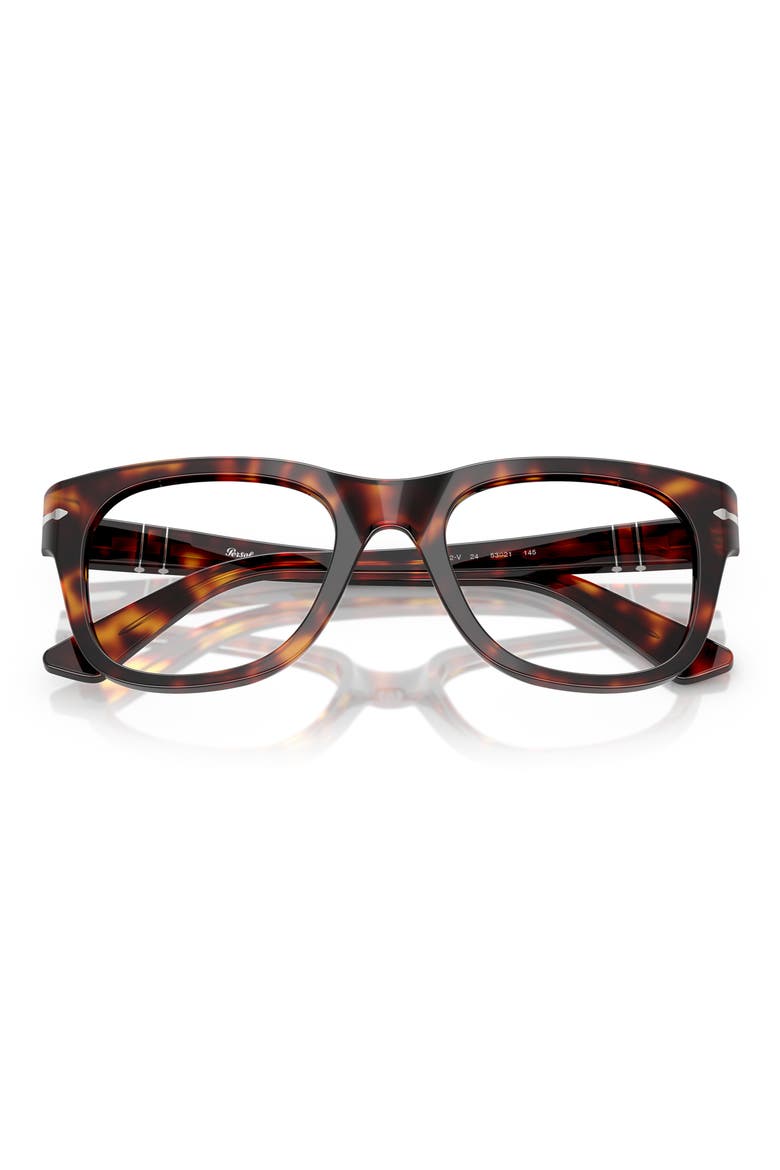 53mm Square optical glasses, Alternate, color, HAVANA/ DEMO LENS