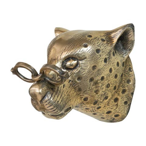 Cheetah Head with Eyeglasses Wall Décor