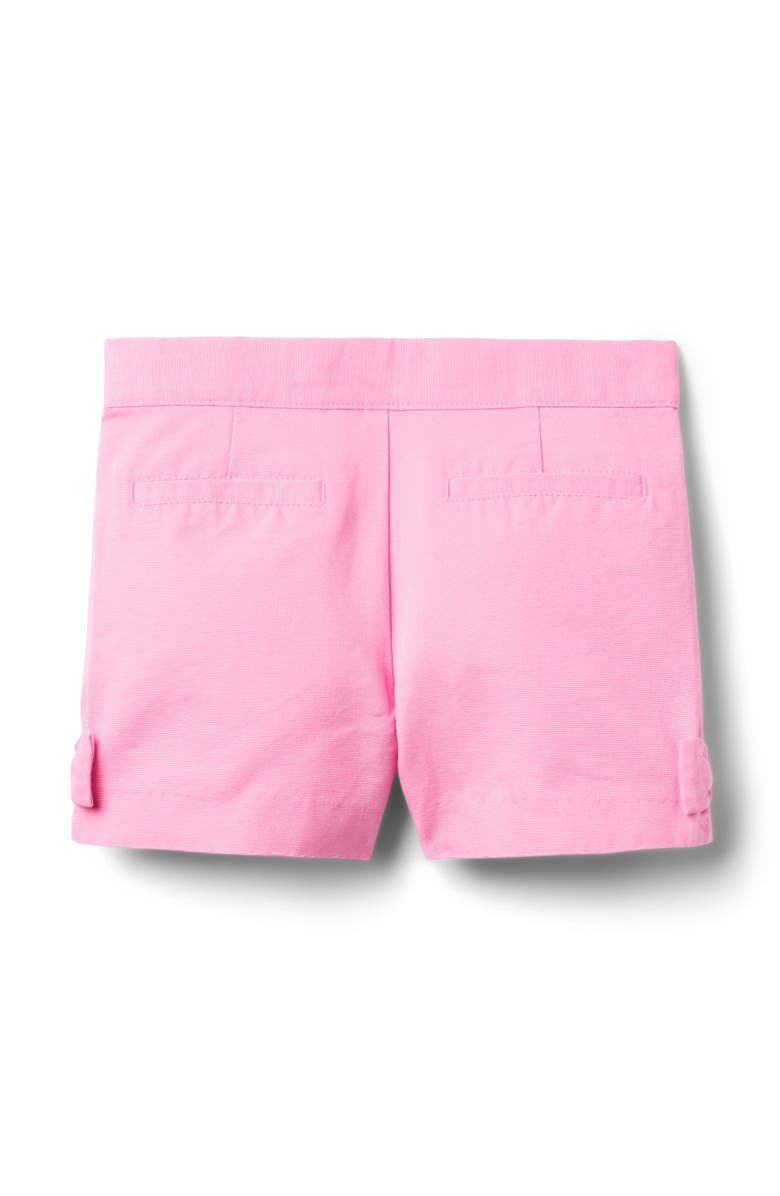 Janie and Jack Bow Hem Short, Alternate, color, Pink