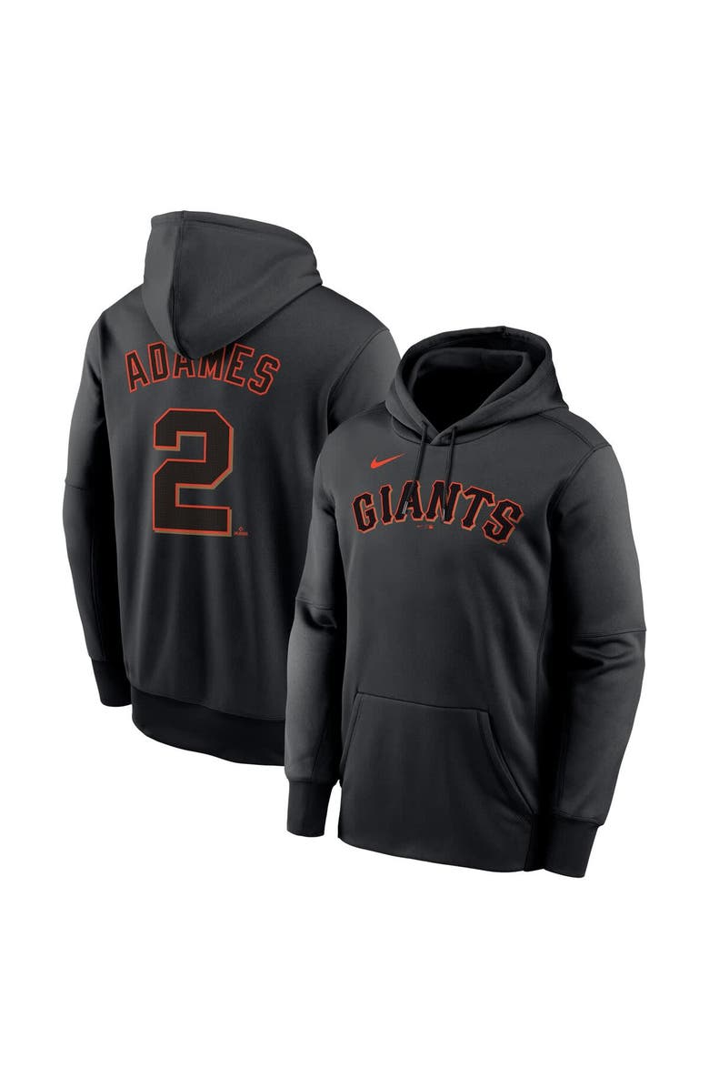 Nike Men's Nike Willy Adames Black San Francisco Giants Name & Number Performance Pullover Hoodie, Main, color, Black
