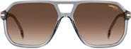 Carrera Eyewear 59mm Rectangular Sunglasses