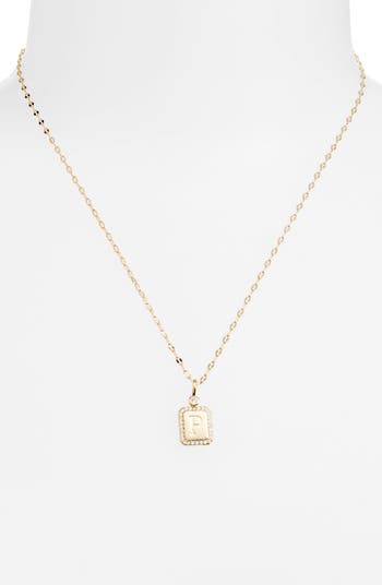 Initial Pendant Necklace