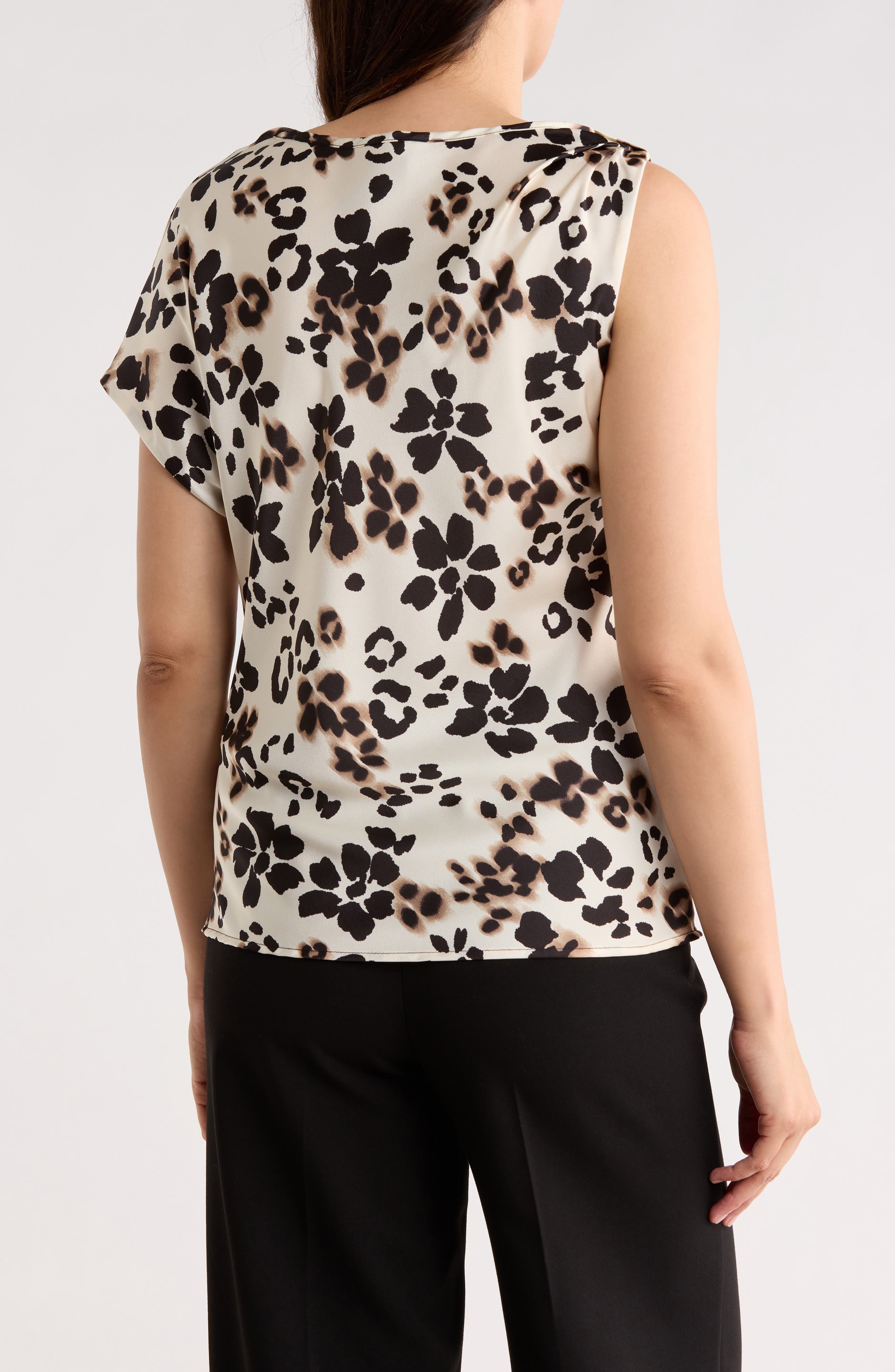 Asymmetric Satin Top - image 4