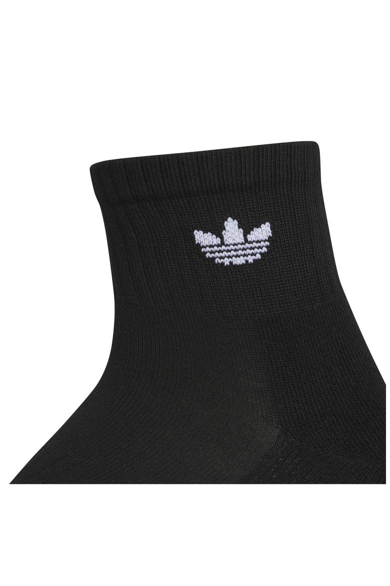 Gender Inclusive Assorted 6-Pack Original Trefoil Crew Socks, Alternate, color, BLACK/ WHITE
