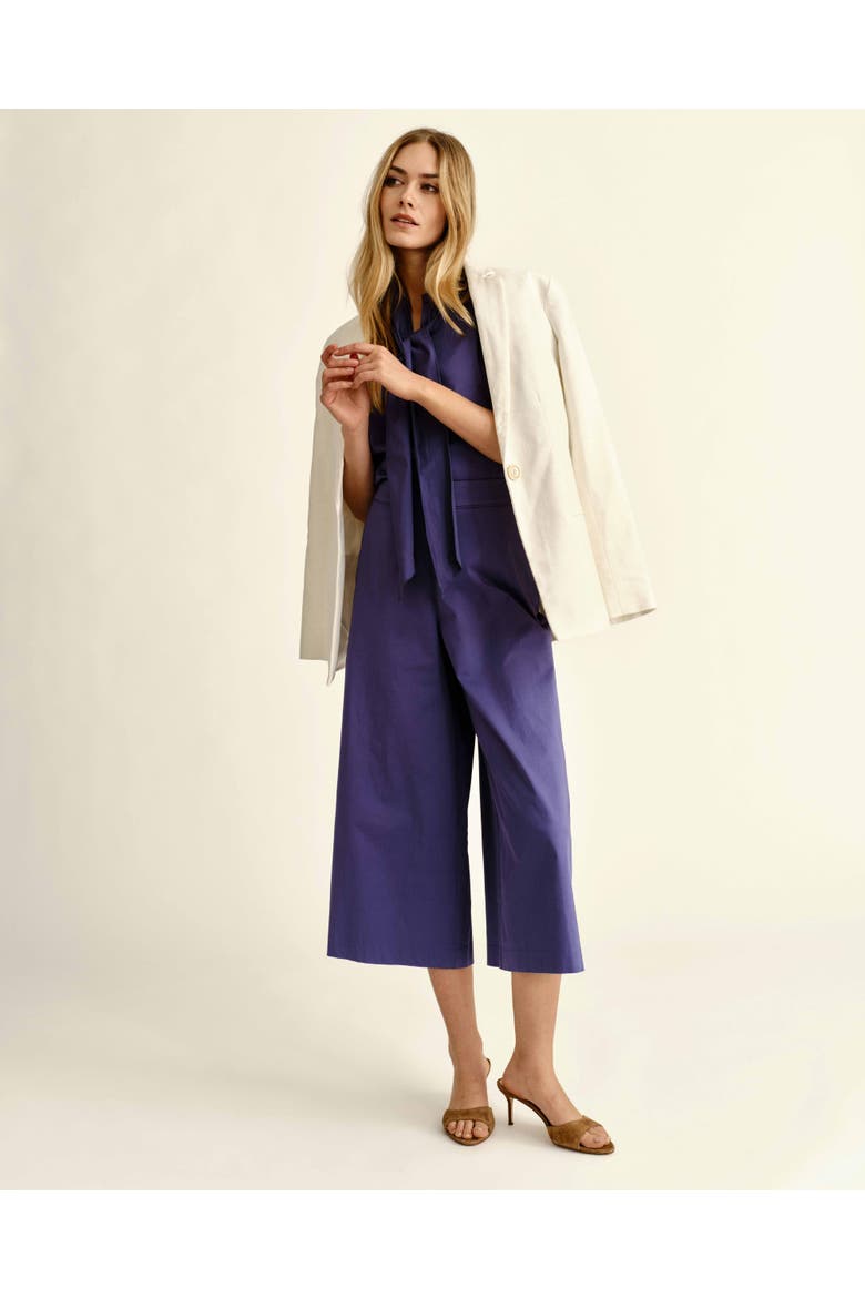 Salida High-Rise Culotte, Alternate, color, Coastal Indigo