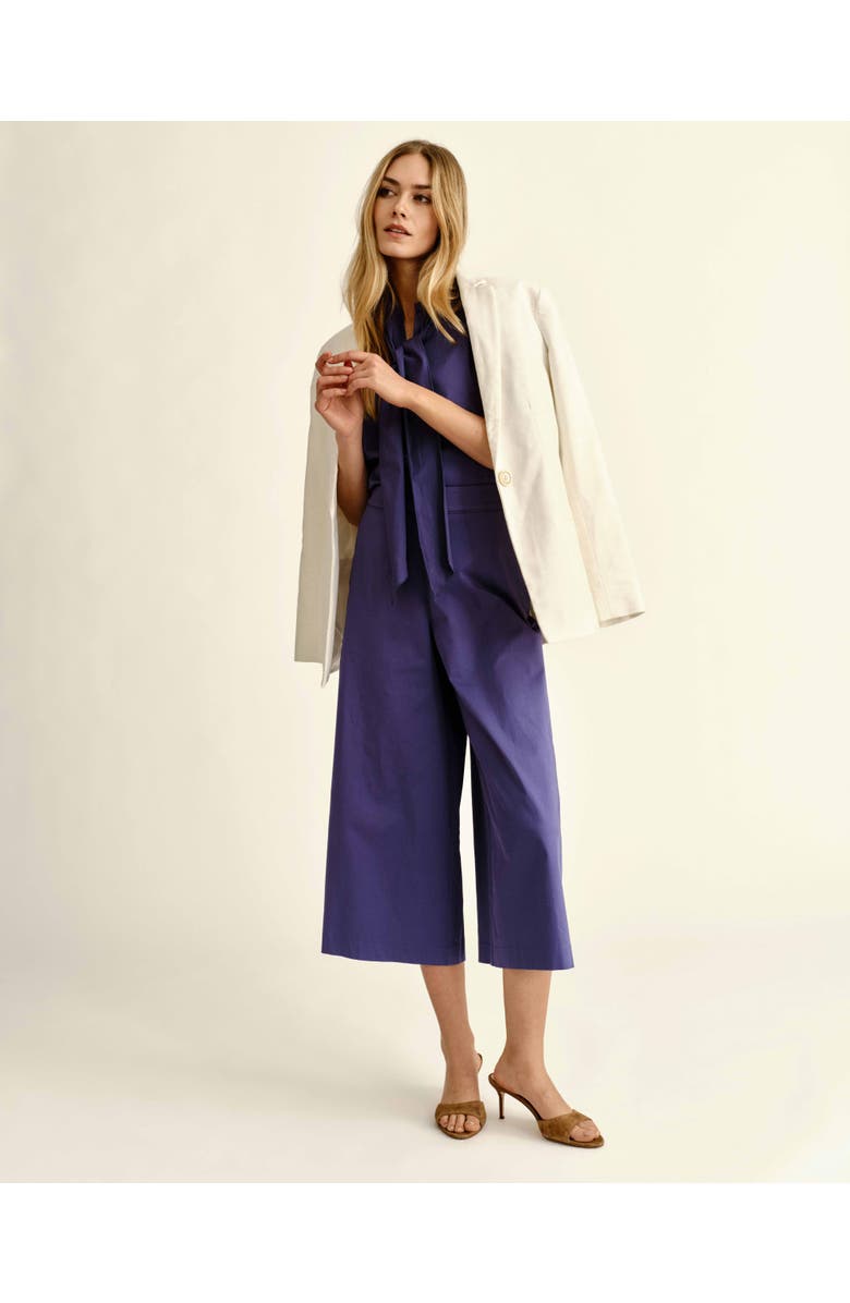 Cartolina Salida High-Rise Culotte, Alternate, color, Coastal Indigo