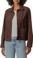 KUT from the Kloth Dakota Faux Suede Button Front Jacket