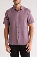 WESTZEROONE Baylor Cotton Short Sleeve Button-Up Shirt
